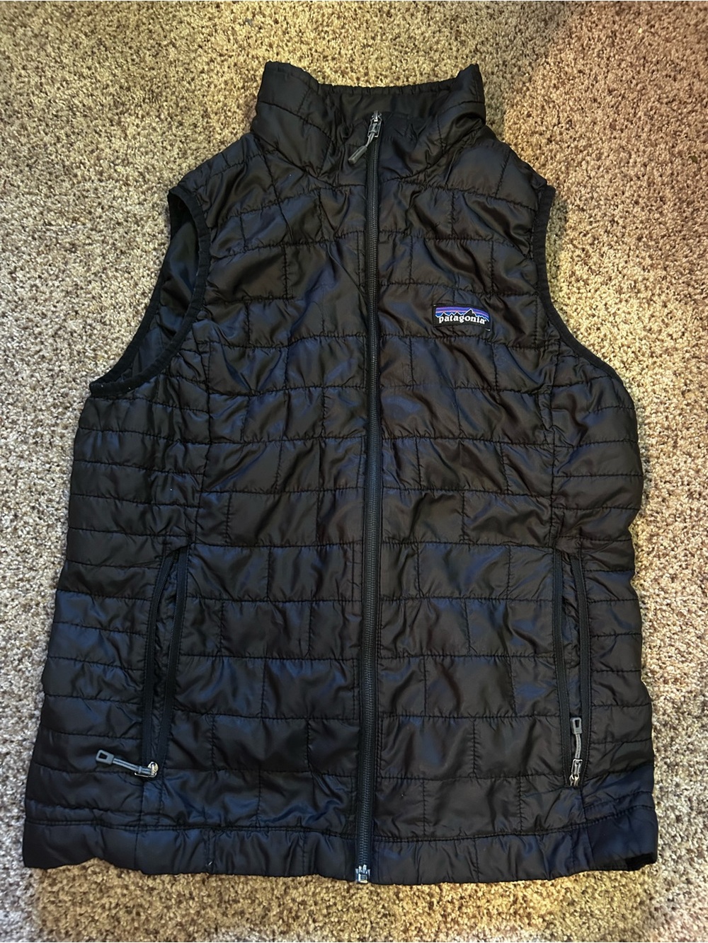 Patagonia Black Quilted Vest